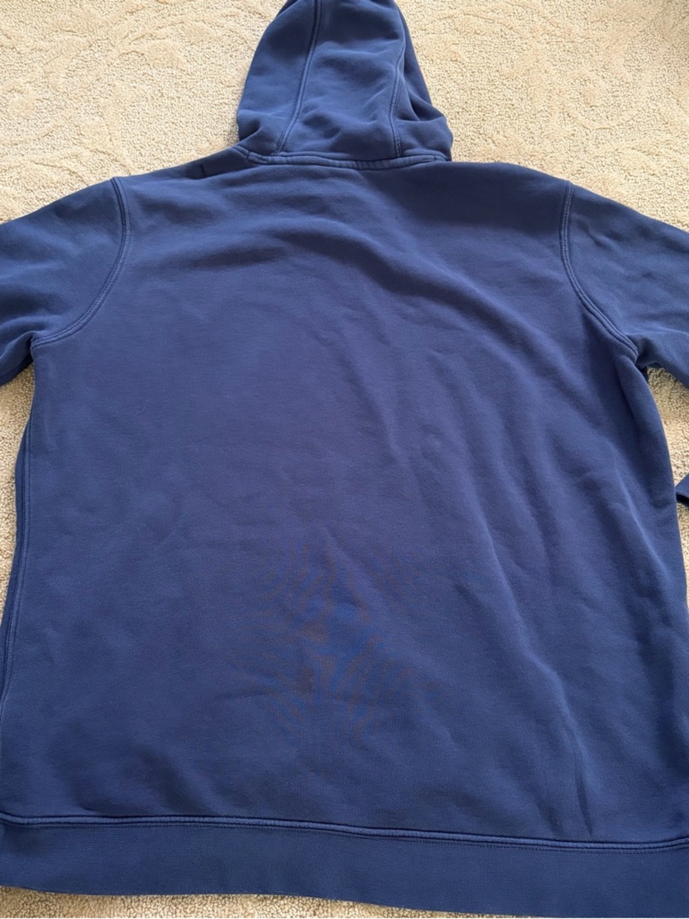 Nike Men's Dark Blue Pullover Hoodie with Swoosh - Picture 9 of 11